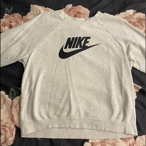 Light Gray Nike Crewneck